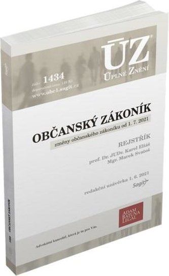 Kniha ÚZ 1434 - Občanský zákoník od prof. Dr. JUDr. Karel Eliáš, Mgr