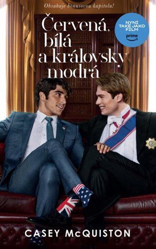 Kniha Červená, bílá a královsky modrá od Casey Mcquiston