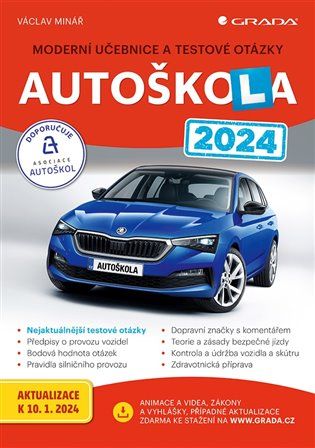 Kniha Autoškola 2024 od Václav Minář