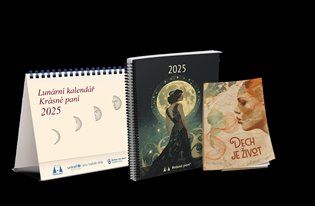 Kniha Lunární kalendář Krásné paní s publikací 2025 od Žofie Kanyzová