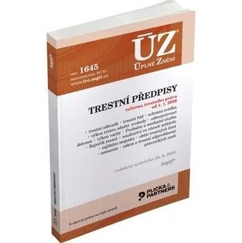 Kniha ÚZ 1645 - Trestní předpisy od