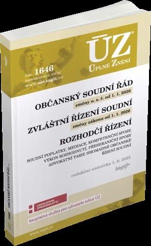 Kniha ÚZ č. 1646 - Občanský soudní řád od